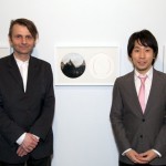 Haraldur and Katsuhiro in front of their Collaborative Works