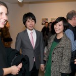 From Left: Artist Bettina Johae, Katushiro Saiki and Emi Saiki